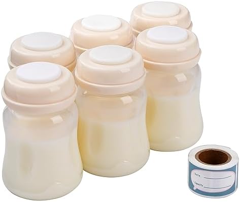 Breast Milk Storage Bottles 6 oz, 6-Pack