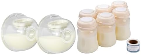 Milk Collector Cup + Storage Bottles Bundle