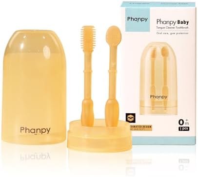 Silicone Baby Tongue Cleaner & Toothbrush